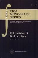 Cover of: Differentiation of real functions