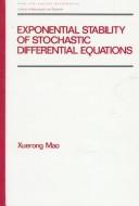 Cover of: Exponential stability of stochastic differential equations