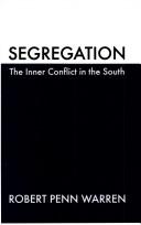 Cover of: Segregation by R. P. Warren, Robert Penn Warren, Robert Penn Warren