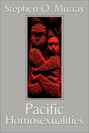 Cover of: Pacific Homosexualities
