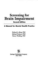 Cover of: Screening for brain impairment by Berg, Richard
