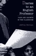 Cover of: Diaries to an English professor: pain and growth in the classroom