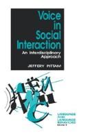 Cover of: Voice in social interaction: an interdisciplinary approach