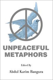 Cover of: Unpeaceful metaphors