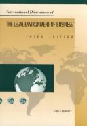 Cover of: International dimensions of the legal environment of business