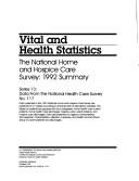 Cover of: Development of the National Home and Hospice Care Survey