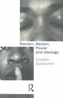 Cover of: Racism, sexism, power, and ideology