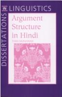 Cover of: Argument structure in Hindi