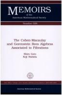 The Cohen-Macaulay and Gorenstein Rees algebras associated to filtrations by Shirō Gotō