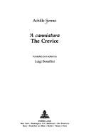 Cover of: 'A canniatura =: The crevice