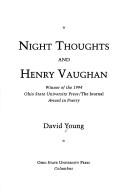 Cover of: Night thoughts and Henry Vaughan