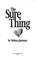 Cover of: The sure thing