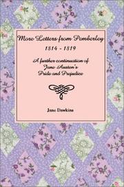 Cover of: More Letters From Pemberley: 1814-1819