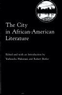 The City in African-American Literature by Yoshinobu Hakutani, Butler, Robert