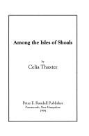 Cover of: Among the Isles of Shoals by Celia Thaxter