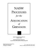 Cover of: NASW procedures for the adjudication of grievances.
