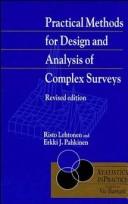 Cover of: Practical methods for design and analysis of complex surveys