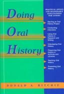Cover of: Doing oral history