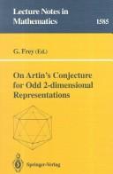 Cover of: On Artin's conjecture for odd 2-dimensional representations by G. Frey (ed.).