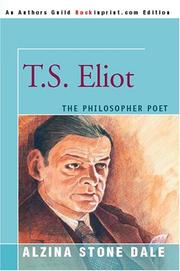 Cover of: T.S. Eliot: The Philosopher Poet