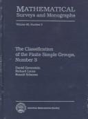 Cover of: The classification of the finite simple groups