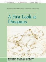 Cover of: A First Look at Dinosaurs by Joyce Hunt
