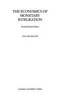The economics of monetary integration by Paul de Grauwe