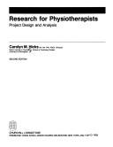 Cover of: Research for physiotherapists: project design and analysis