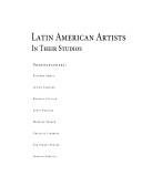 Latin American artists in their studios by Marie-Pierre Colle