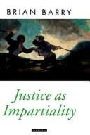Cover of: Justice as impartiality