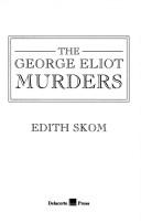 Cover of: The George Eliot murders