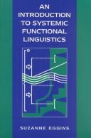 Cover of: An introduction to systemic functional linguistics