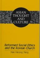 Cover of: Reformed social ethics and the Korean church