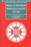 Cover of: Design of brushless permanent-magnet motors by J. R. Hendershot