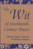 Cover of: The wit of seventeenth-century poetry