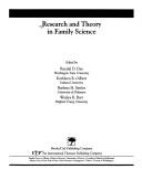 Cover of: Research and theory in family science | Randal D. Day