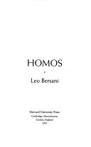 Homos by Leo Bersani