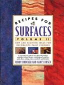 Cover of: Recipes for surfaces, volume II by Mindy Drucker