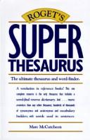Cover of: Roget's superthesaurus by Marc McCutcheon