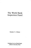 The World Bank Inspection Panel by Ibrahim F. I. Shihata
