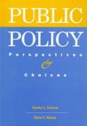 Public policy by Charles L. Cochran, Eloise F. Malone