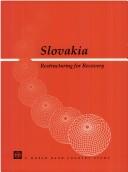 Cover of: Slovakia: restructuring for recovery.