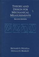 Cover of: Theory and design for mechanical measurements