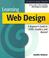 Cover of: Learning Web design