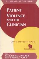 Cover of: Patient violence and the clinician
