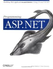 Cover of: Programming ASP.NET by Jesse Liberty