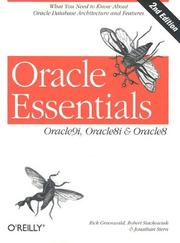 Cover of: Oracle essentials: Oracle9i, Oracle8i, and Oracle8