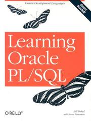 Cover of: Learning Oracle PL/SQL