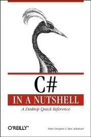 Cover of: C# in a Nutshell by Peter Drayton, Ben Albahari, Ted Neward