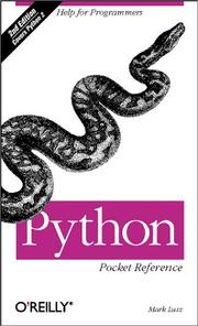 Cover of: Python by Mark Lutz